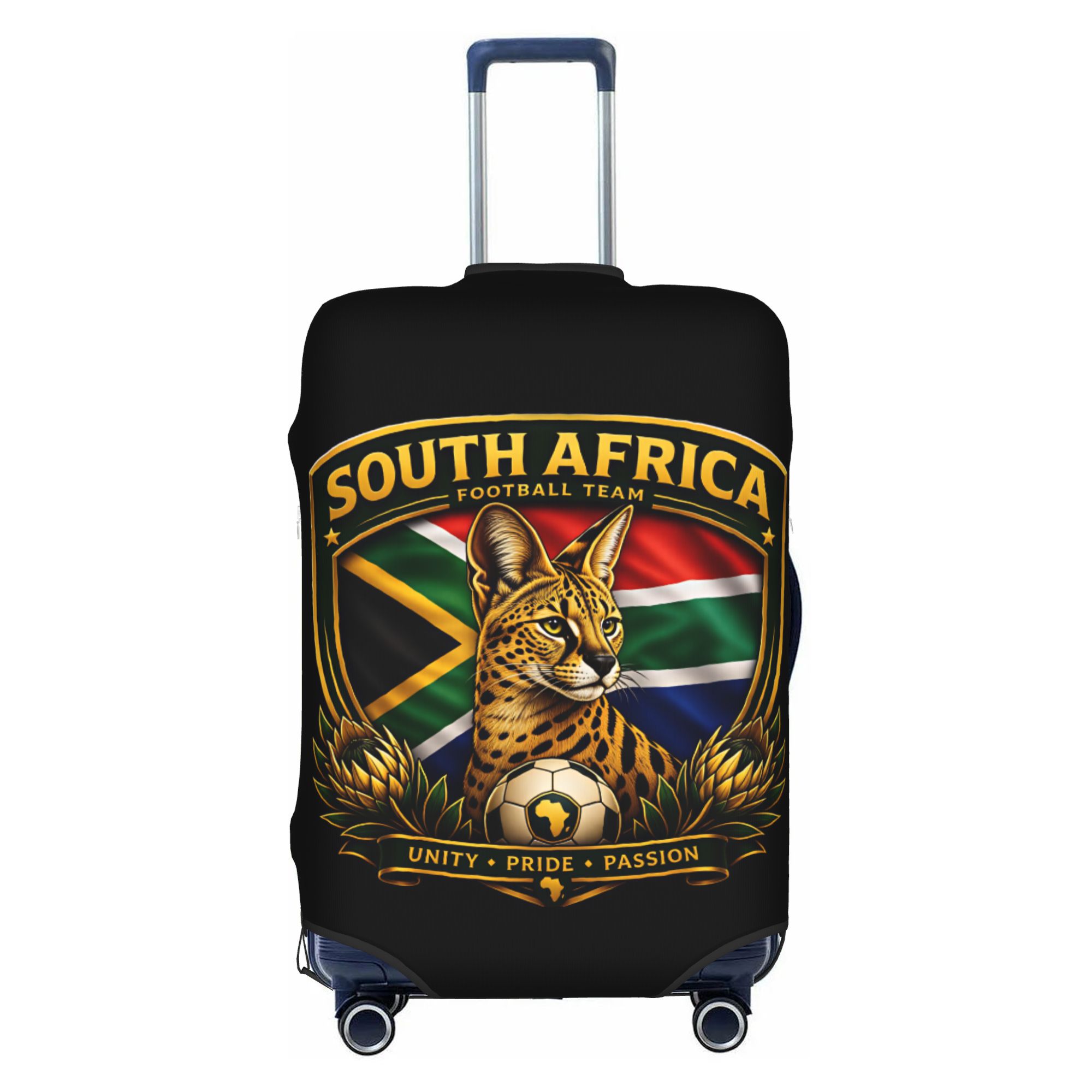 Travel Accessories South Africa - Pokrowiec na walizkę z flagą reprezentacji