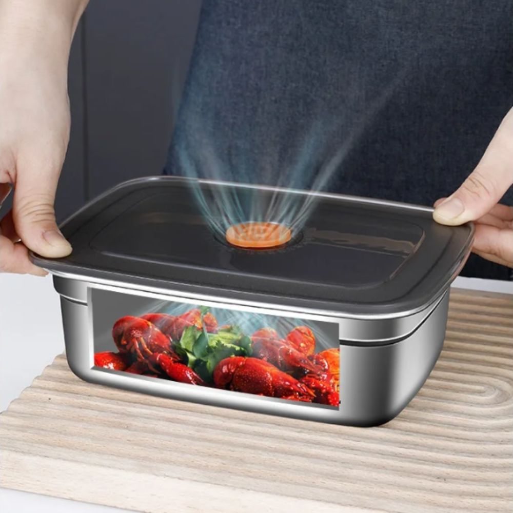 Travel Kitchen Accessories - Przenośny pojemnik ze stali nierdzewnej do
