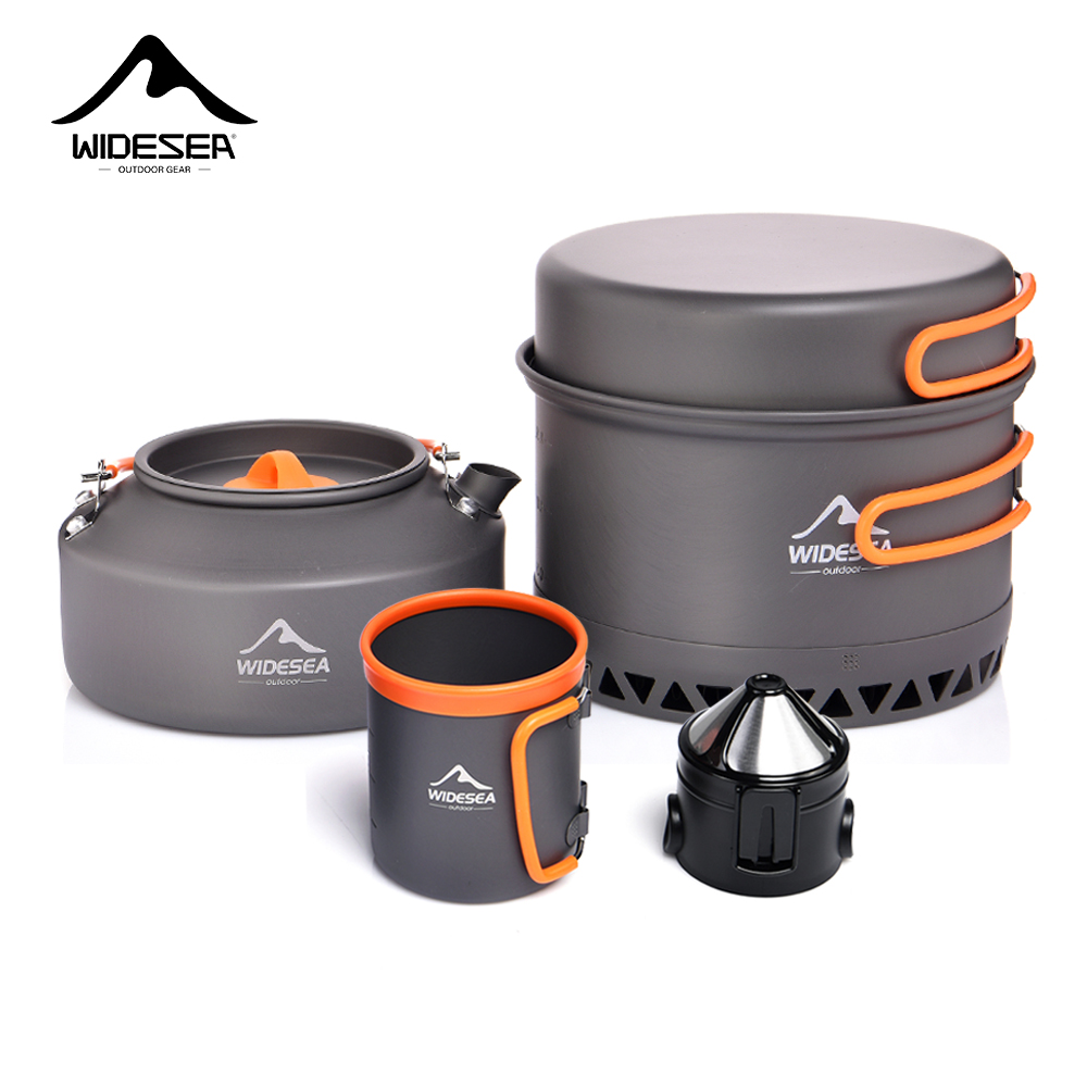 Travel Kitchen Accessories - Zestaw naczyń kempingowych, naczynia turystyczne, garnki,