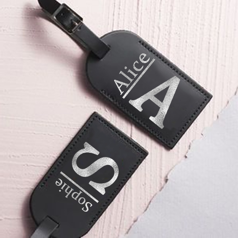 Travel Accessories Logo - Spersonalizowana litera z monogramem imienia Pu