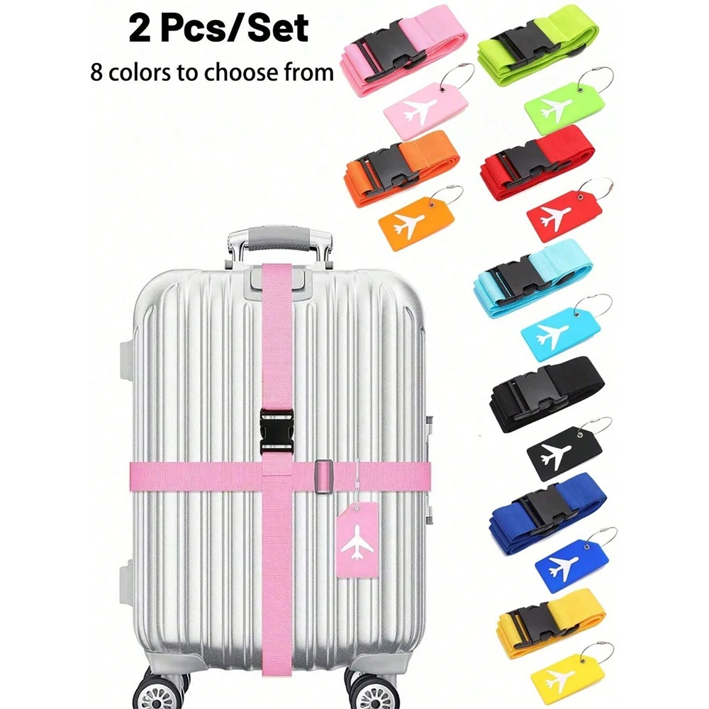 Travel Accessories Gear - Zestaw pasków do bagażu z zawieszką
