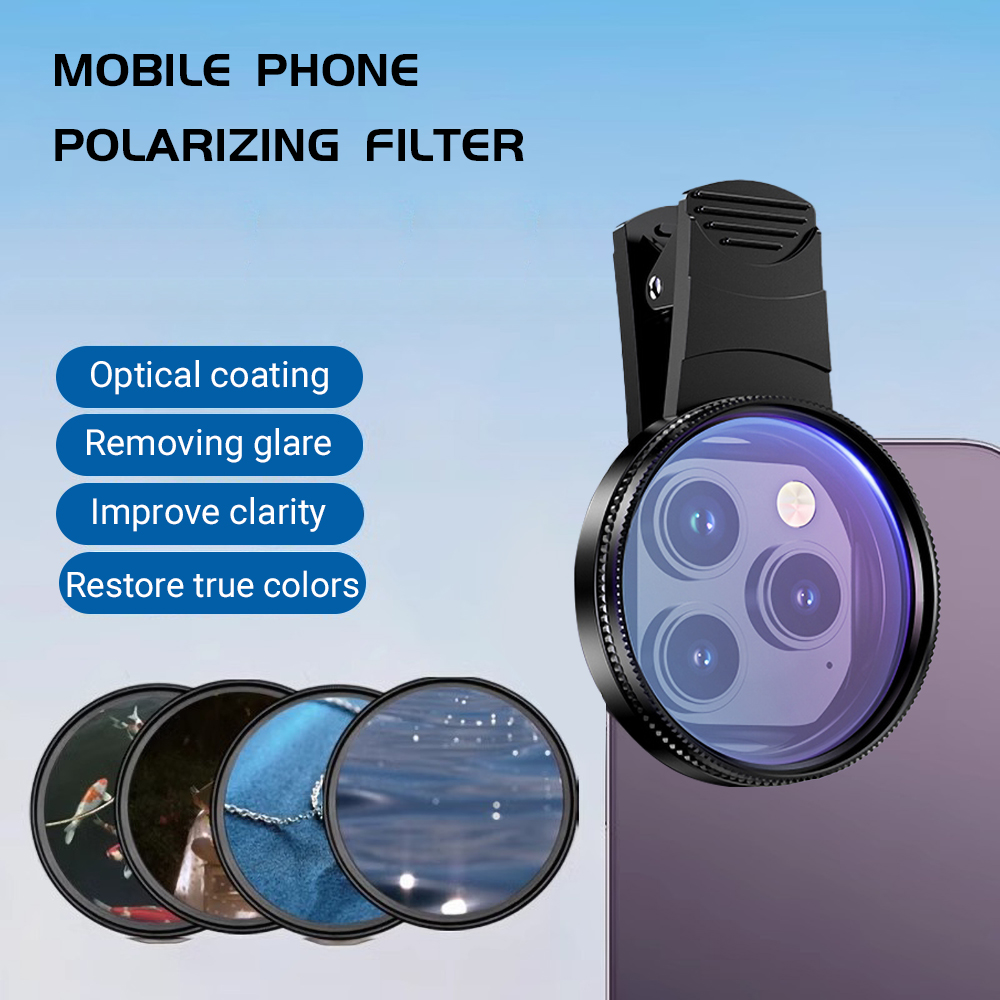 Travel Accessories Online - Zestaw filtrów do smartfona 52mm, nakładane