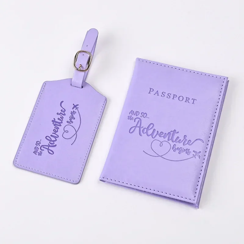 Travel Accessories Gear - Nowe fioletowe etui na paszport ze