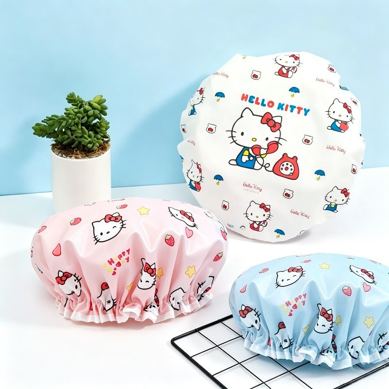 Travel Accessories Japan - Wodoodporny czepek pod prysznic z nadrukiem
