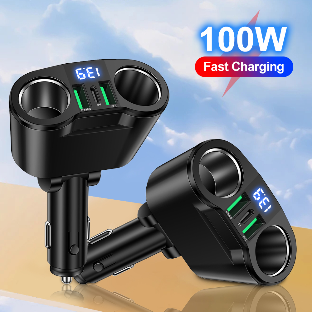 Travel Plug Type C - Ładowarka samochodowa USB Adapter typu C