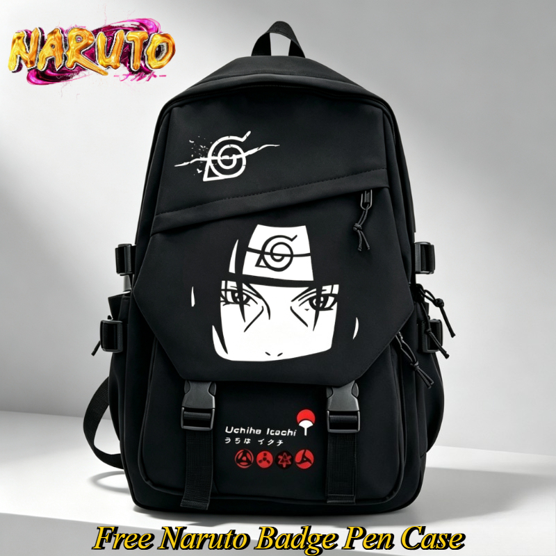 Travel Accessories Japan - Plecak Naruto z kreskówki, dwuwymiarowy plecak