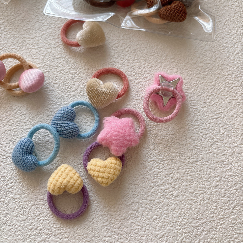 Travel Accessories For 1 Year Old - 10 SZTUK Koreańskie Gumki do Włosów