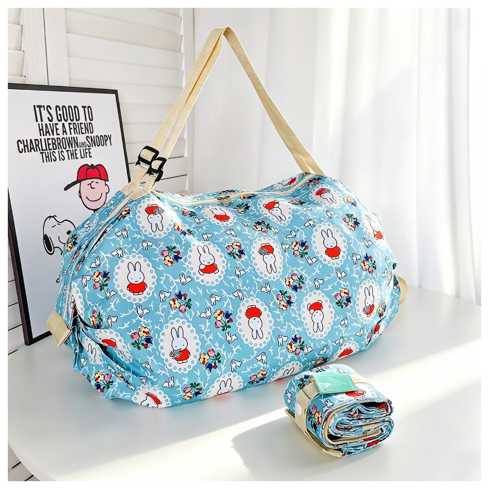 Travel Accessories Japan - Urocza Składana Torba Ekologiczna z Kreskówkowym