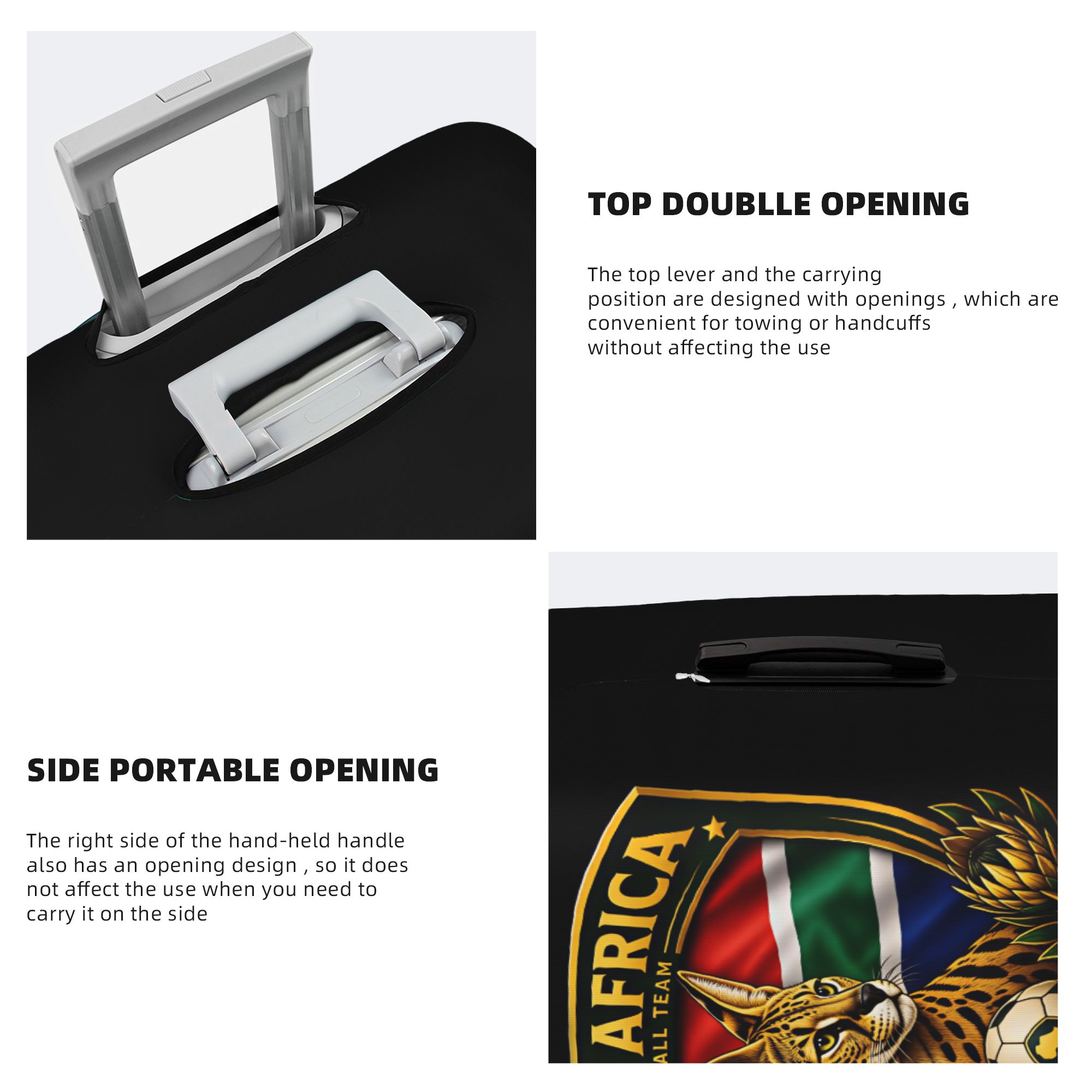 Pokrowiec na walizkę z flagą r – Travel Accessories South Africa recenzja i cena
