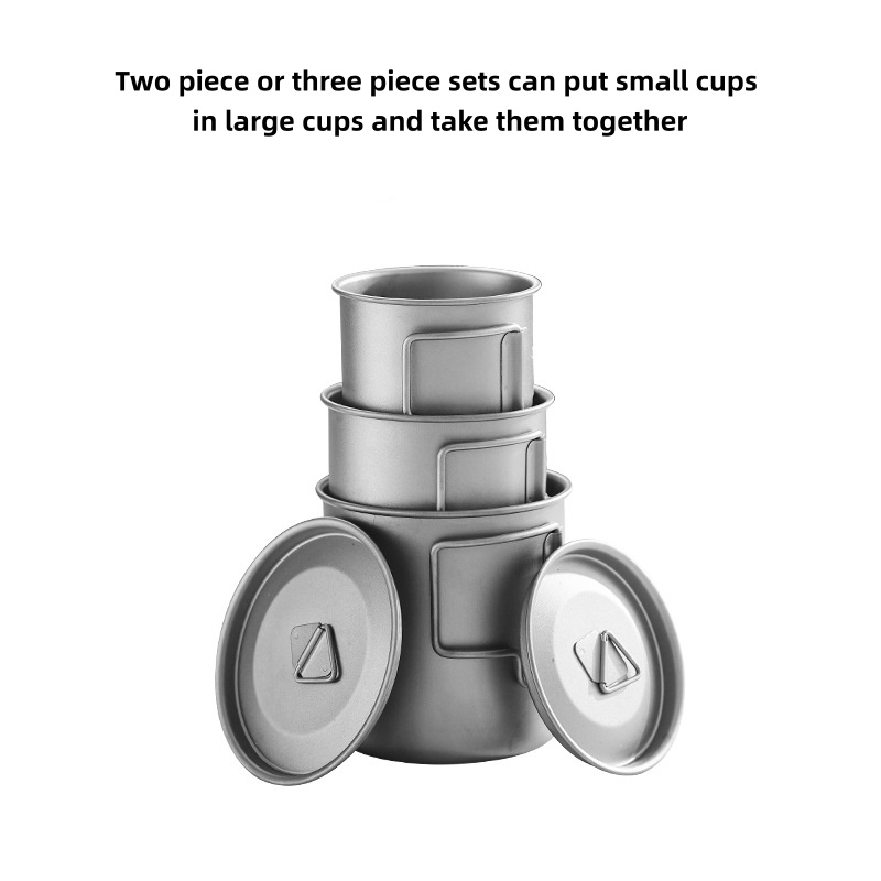 Tytanowy kubek kempingowy ze s – Travel Kitchen Accessories recenzja i cena
