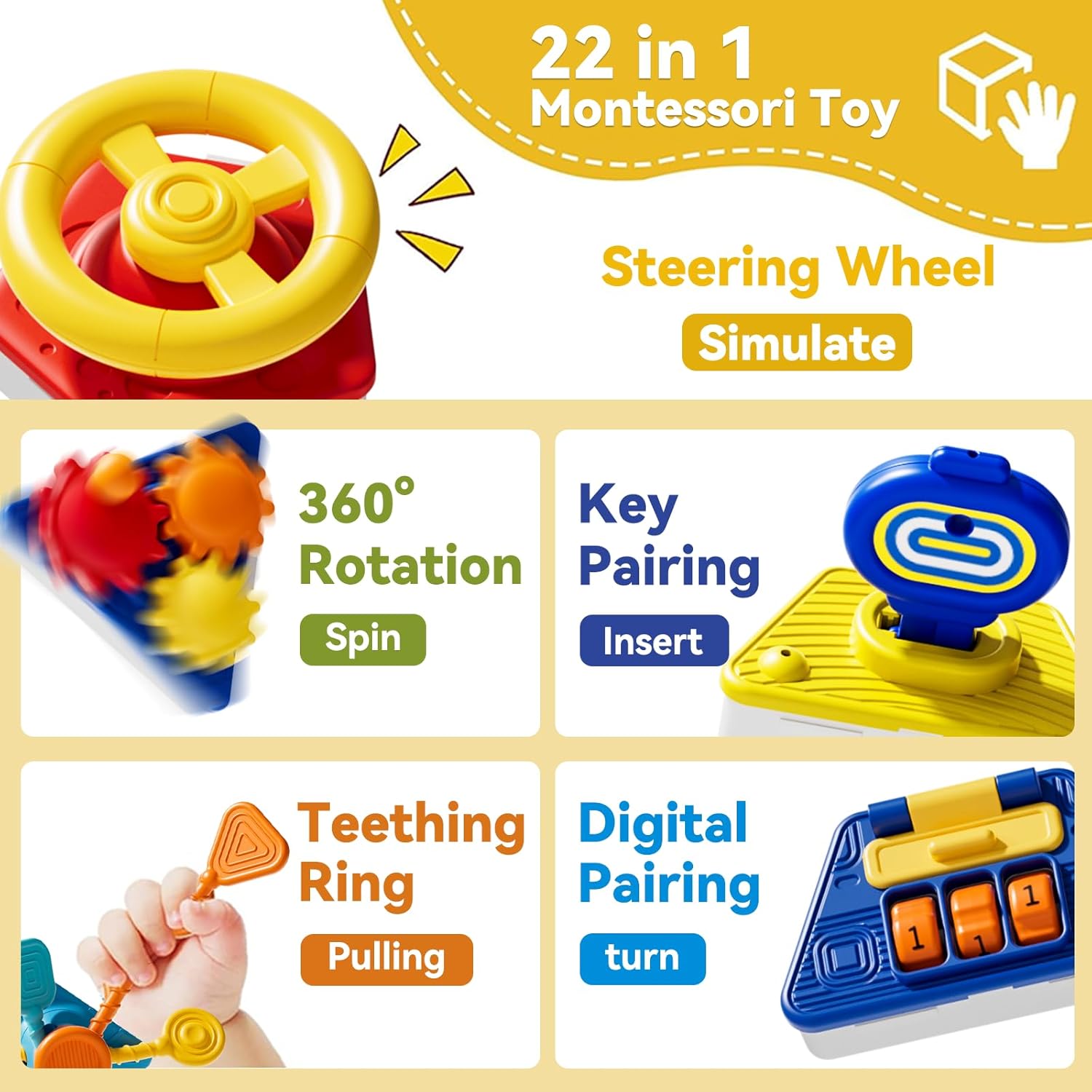 Kostka aktywności dla niemowlą – Travel Accessories Baby recenzja i cena