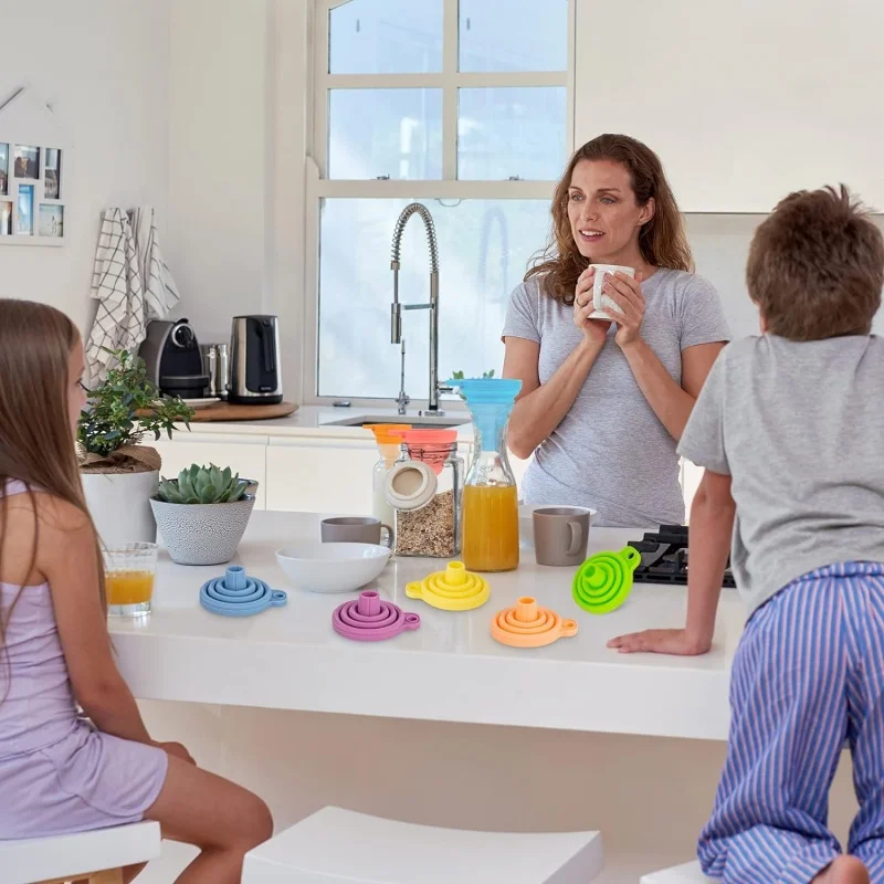 1 SZT. Składany lejek silikono – Travel Kitchen Accessories recenzja i cena