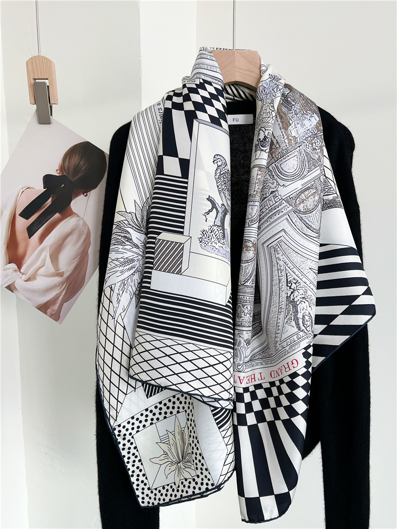 Duże jedwabne szale markowe z  – Travel Accessories Neck recenzja i cena