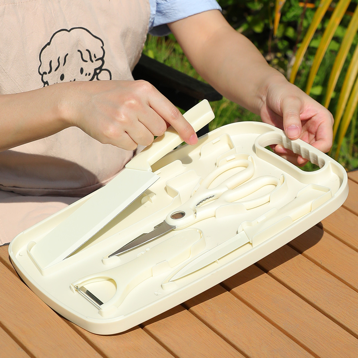 Przenośny Zestaw Piknikowy Nóż – Travel Kitchen Accessories recenzja i cena