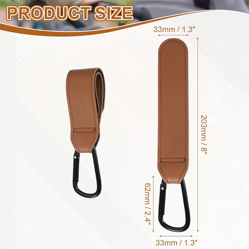 2 szt. Skórzane haczyki do wóz – Travel Accessories For 1 Year Old recenzja i cena