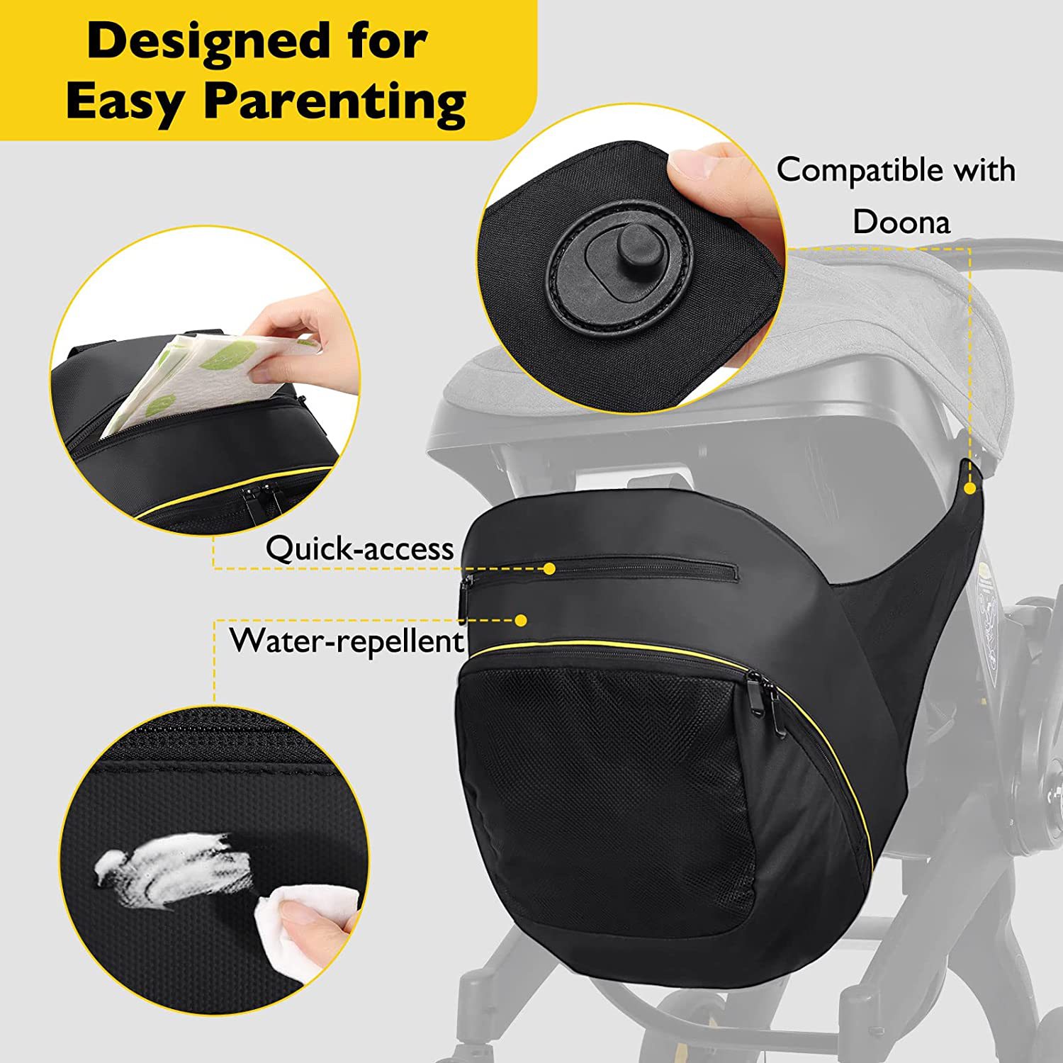 Torba do przechowywania wózka  – Travel Accessories For 1 Year Old recenzja i cena