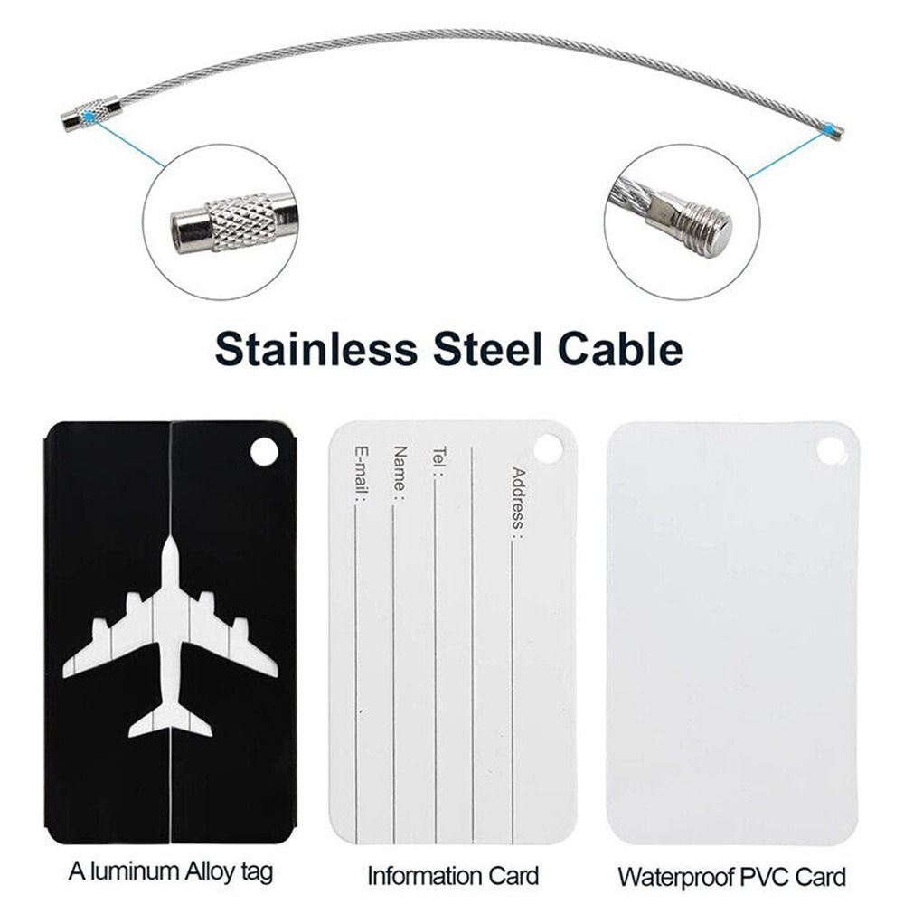 Aluminiowe etykiety na bagaż p – Travel Accessories Gear recenzja i cena