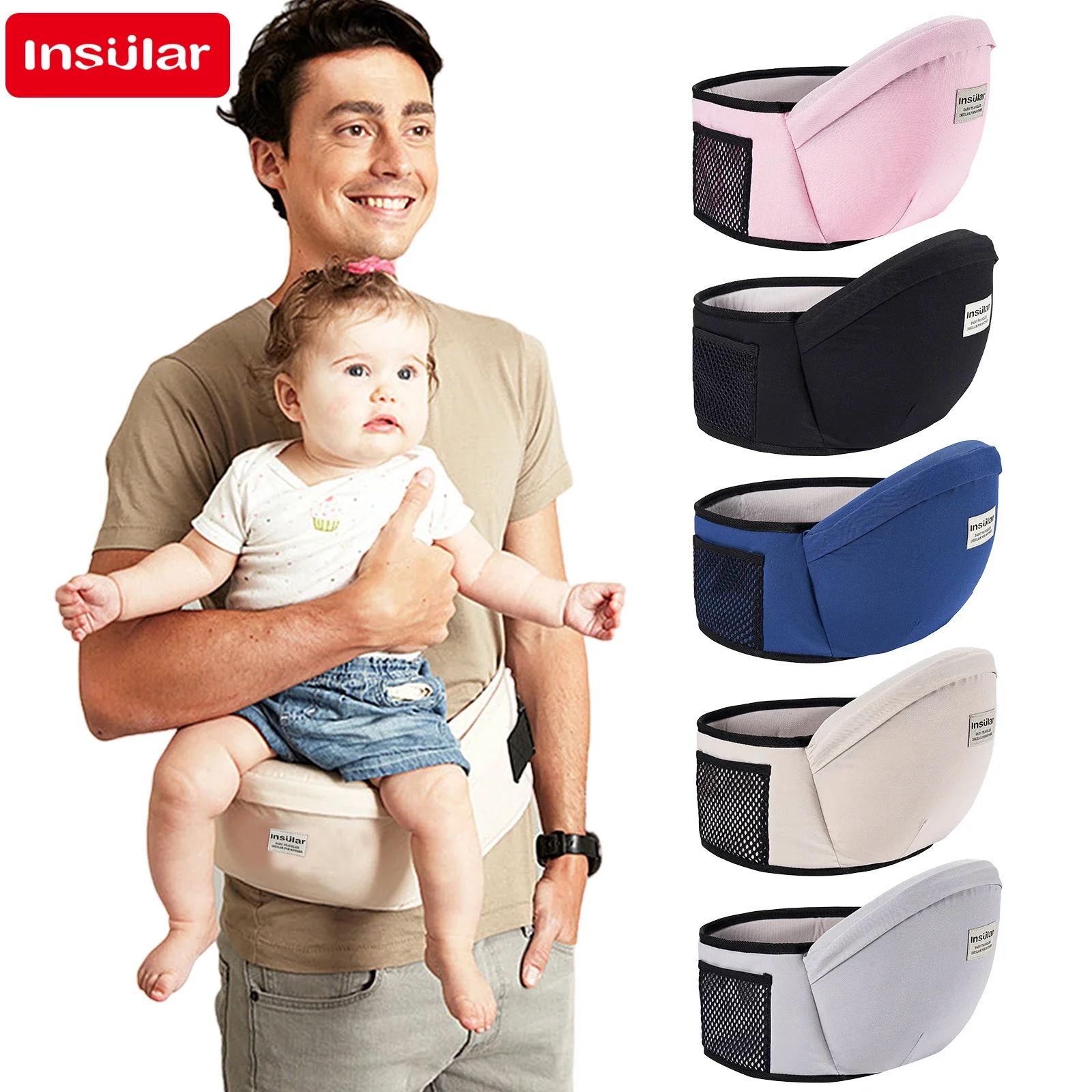 Zagęszczony nosidełko na biodr – Travel Accessories For 1 Year Old recenzja i cena