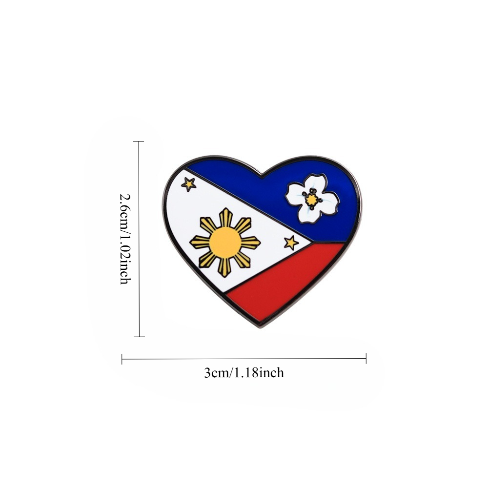 1 szt. Filipińskie przypinki e – Travel Accessories Philippines recenzja i cena